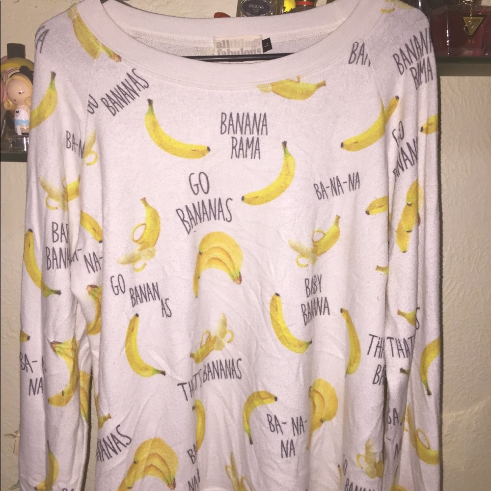 ATF All Things Fabulous GO Bananas jumper